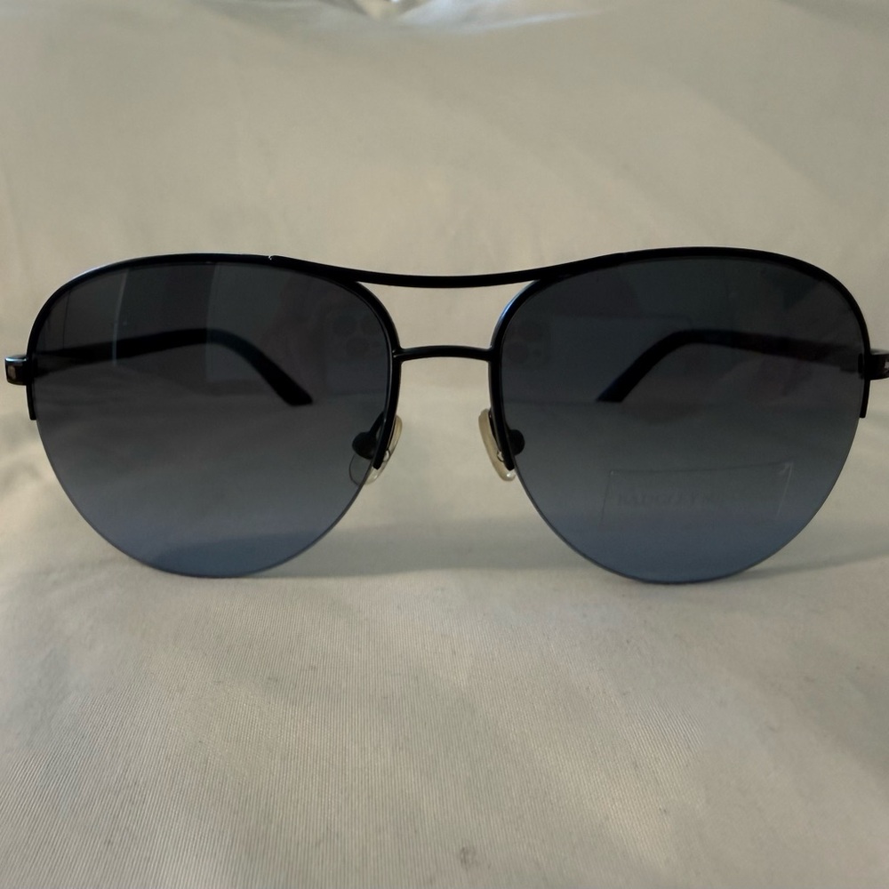 Badgley Mischka Black Aviator Sunglasses